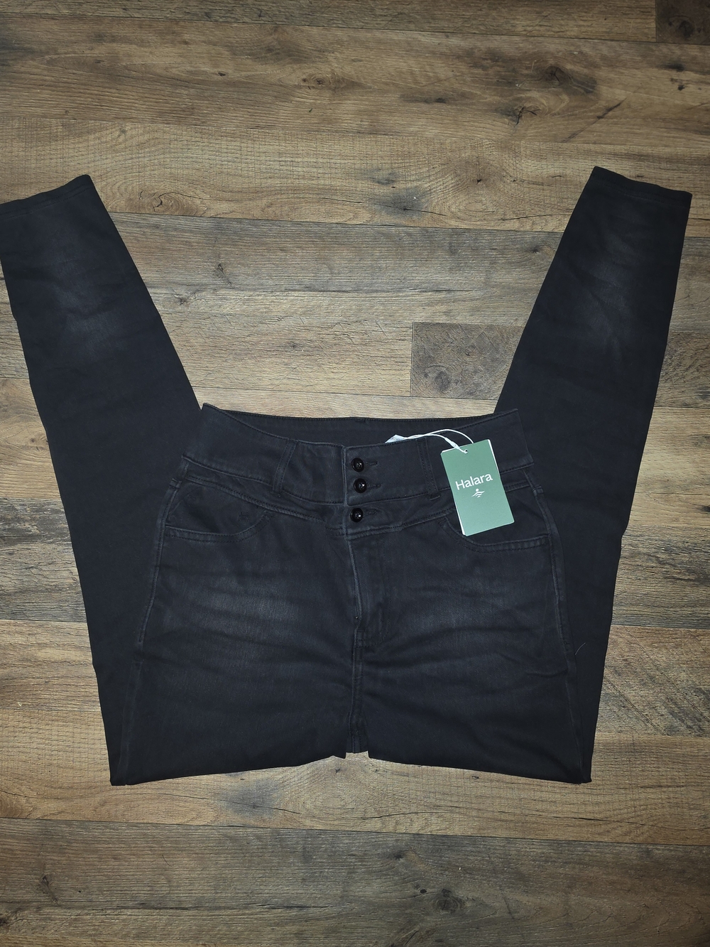 HALARA Black High-Rise Skinny Jeans NWT